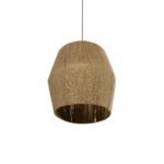 GLOBOSTAR® CONE 205-0058 Boho Κρεμαστό Φωτιστικό Οροφής με Ντουί 1 x E27 AC 220-240V IP20 - Μπεζ - M55 x Π55 x Υ50cm - Image 6