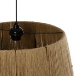 GLOBOSTAR® CONE 205-0058 Boho Κρεμαστό Φωτιστικό Οροφής με Ντουί 1 x E27 AC 220-240V IP20 - Μπεζ - M55 x Π55 x Υ50cm - Image 10
