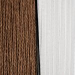 GLOBOSTAR® TAG 205-0059 Boho Κρεμαστό Φωτιστικό Οροφής με Ντουί 1 x E27 AC 220-240V IP20 - Λευκό & Καφέ - M30 x Π30 x Υ18cm - Image 9