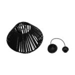 GLOBOSTAR® NUI 205-0061 Boho Κρεμαστό Φωτιστικό Οροφής με Ντουί 1 x E27 AC 220-240V IP20 - Μαύρο - M36 x Π36 x Υ27cm - Image 12