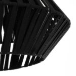 GLOBOSTAR® NUI 205-0061 Boho Κρεμαστό Φωτιστικό Οροφής με Ντουί 1 x E27 AC 220-240V IP20 - Μαύρο - M36 x Π36 x Υ27cm - Image 8