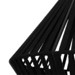 GLOBOSTAR® NUI 205-0061 Boho Κρεμαστό Φωτιστικό Οροφής με Ντουί 1 x E27 AC 220-240V IP20 - Μαύρο - M36 x Π36 x Υ27cm - Image 9