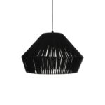 GLOBOSTAR® NUI 205-0062 Boho Κρεμαστό Φωτιστικό Οροφής με Ντουί 1 x E27 AC 220-240V IP20 - Μαύρο - M60 x Π60 x Υ41cm - Image 5