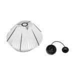 GLOBOSTAR® NUI 205-0063 Boho Κρεμαστό Φωτιστικό Οροφής με Ντουί 1 x E27 AC 220-240V IP20 - Λευκό - M36 x Π36 x Υ27cm - Image 12