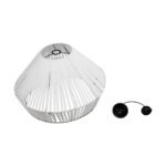 GLOBOSTAR® NUI 205-0064 Boho Κρεμαστό Φωτιστικό Οροφής με Ντουί 1 x E27 AC 220-240V IP20 - Λευκό - M60 x Π60 x Υ41cm - Image 12