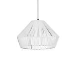 GLOBOSTAR® NUI 205-0064 Boho Κρεμαστό Φωτιστικό Οροφής με Ντουί 1 x E27 AC 220-240V IP20 - Λευκό - M60 x Π60 x Υ41cm - Image 5
