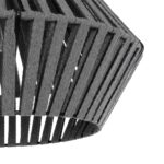 GLOBOSTAR® NUI 205-0065 Boho Κρεμαστό Φωτιστικό Οροφής με Ντουί 1 x E27 AC 220-240V IP20 - Γκρι - M36 x Π36 x Υ27cm - Image 8