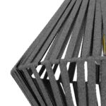 GLOBOSTAR® NUI 205-0065 Boho Κρεμαστό Φωτιστικό Οροφής με Ντουί 1 x E27 AC 220-240V IP20 - Γκρι - M36 x Π36 x Υ27cm - Image 9