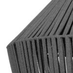 GLOBOSTAR® NUI 205-0066 Boho Κρεμαστό Φωτιστικό Οροφής με Ντουί 1 x E27 AC 220-240V IP20 - Γκρι - M60 x Π60 x Υ41cm - Image 9