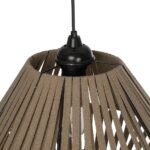GLOBOSTAR® NUI 205-0067 Boho Κρεμαστό Φωτιστικό Οροφής με Ντουί 1 x E27 AC 220-240V IP20 - Μπεζ - M36 x Π36 x Υ27cm - Image 10