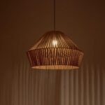 GLOBOSTAR® NUI 205-0068 Boho Κρεμαστό Φωτιστικό Οροφής με Ντουί 1 x E27 AC 220-240V IP20 - Μπεζ - M60 x Π60 x Υ41cm - Image 3