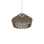 GLOBOSTAR® NUI 205-0068 Boho Κρεμαστό Φωτιστικό Οροφής με Ντουί 1 x E27 AC 220-240V IP20 - Μπεζ - M60 x Π60 x Υ41cm - Image 6