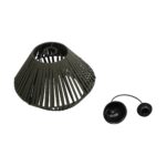 GLOBOSTAR® NUI 205-0069 Boho Κρεμαστό Φωτιστικό Οροφής με Ντουί 1 x E27 AC 220-240V IP20 - Πρασίνο - M36 x Π36 x Υ27cm - Image 12