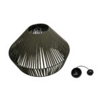 GLOBOSTAR® NUI 205-0070 Boho Κρεμαστό Φωτιστικό Οροφής με Ντουί 1 x E27 AC 220-240V IP20 - Πρασίνο - M60 x Π60 x Υ41cm - Image 12