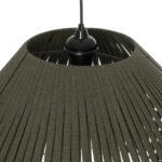 GLOBOSTAR® NUI 205-0070 Boho Κρεμαστό Φωτιστικό Οροφής με Ντουί 1 x E27 AC 220-240V IP20 - Πρασίνο - M60 x Π60 x Υ41cm - Image 10