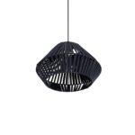 GLOBOSTAR® NUI 205-0071 Boho Κρεμαστό Φωτιστικό Οροφής με Ντουί 1 x E27 AC 220-240V IP20 - Μπλε - M36 x Π36 x Υ27cm - Image 7