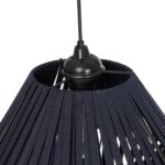 GLOBOSTAR® NUI 205-0071 Boho Κρεμαστό Φωτιστικό Οροφής με Ντουί 1 x E27 AC 220-240V IP20 - Μπλε - M36 x Π36 x Υ27cm - Image 10