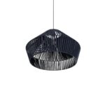 GLOBOSTAR® NUI 205-0072 Boho Κρεμαστό Φωτιστικό Οροφής με Ντουί 1 x E27 AC 220-240V IP20 - Μπλε - M60 x Π60 x Υ41cm - Image 7