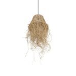GLOBOSTAR® HERBE 205-0073 Boho Κρεμαστό Φωτιστικό Οροφής με Ντουί 1 x E27 AC 220-240V IP20 - Μπεζ - M30 x Π30 x Υ40cm - Image 6