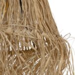 GLOBOSTAR® HERBE 205-0073 Boho Κρεμαστό Φωτιστικό Οροφής με Ντουί 1 x E27 AC 220-240V IP20 - Μπεζ - M30 x Π30 x Υ40cm - Image 9