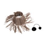 GLOBOSTAR® ROKA 205-0075 Boho Κρεμαστό Φωτιστικό Οροφής με Ντουί 1 x E27 AC 220-240V IP20 - Μπεζ - M30 x Π30 x Υ45cm - Image 13