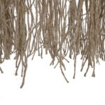 GLOBOSTAR® ROKA 205-0075 Boho Κρεμαστό Φωτιστικό Οροφής με Ντουί 1 x E27 AC 220-240V IP20 - Μπεζ - M30 x Π30 x Υ45cm - Image 8