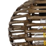 GLOBOSTAR® RIKTA 205-0077 Boho Κρεμαστό Φωτιστικό Οροφής με Ντουί 1 x E27 AC 220-240V IP20 - Μπεζ - M20 x Π20 x Υ30cm - Image 10