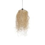 GLOBOSTAR® PIOVERE 205-0078 Boho Κρεμαστό Φωτιστικό Οροφής με Ντουί 1 x E27 AC 220-240V IP20 - Μπεζ - M35 x Π35 x Υ70cm