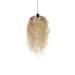 GLOBOSTAR® PIOVERE 205-0078 Boho Κρεμαστό Φωτιστικό Οροφής με Ντουί 1 x E27 AC 220-240V IP20 - Μπεζ - M35 x Π35 x Υ70cm - Image 7