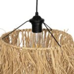 GLOBOSTAR® PIOVERE 205-0078 Boho Κρεμαστό Φωτιστικό Οροφής με Ντουί 1 x E27 AC 220-240V IP20 - Μπεζ - M35 x Π35 x Υ70cm - Image 10