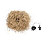 GLOBOSTAR® LIETUS 205-0079 Boho Κρεμαστό Φωτιστικό Οροφής με Ντουί 1 x E27 AC 220-240V IP20 - Μπεζ - M45 x Π45 x Υ50cm - Image 12