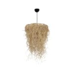 GLOBOSTAR® LIETUS 205-0079 Boho Κρεμαστό Φωτιστικό Οροφής με Ντουί 1 x E27 AC 220-240V IP20 - Μπεζ - M45 x Π45 x Υ50cm - Image 4