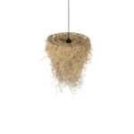 GLOBOSTAR® LIETUS 205-0079 Boho Κρεμαστό Φωτιστικό Οροφής με Ντουί 1 x E27 AC 220-240V IP20 - Μπεζ - M45 x Π45 x Υ50cm - Image 7
