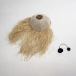 GLOBOSTAR® PLUVIA 205-0080 Boho Κρεμαστό Φωτιστικό Οροφής με Ντουί 1 x E27 AC 220-240V IP20 - Μπεζ - M50 x Π50 x Υ80cm - Image 13