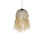 GLOBOSTAR® PLUVIA 205-0080 Boho Κρεμαστό Φωτιστικό Οροφής με Ντουί 1 x E27 AC 220-240V IP20 - Μπεζ - M50 x Π50 x Υ80cm - Image 7