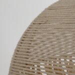 GLOBOSTAR® PLUVIA 205-0080 Boho Κρεμαστό Φωτιστικό Οροφής με Ντουί 1 x E27 AC 220-240V IP20 - Μπεζ - M50 x Π50 x Υ80cm - Image 10