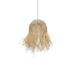 GLOBOSTAR® PLUVIA 205-0081 Boho Κρεμαστό Φωτιστικό Οροφής με Ντουί 1 x E27 AC 220-240V IP20 - Μπεζ - M40 x Π40 x Υ70cm - Image 6