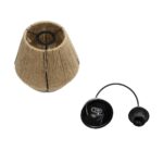 GLOBOSTAR® PULVIS 205-0083 Boho Κρεμαστό Φωτιστικό Οροφής με Ντουί 1 x E27 AC 220-240V IP20 - Μπεζ - M22 x Π22 x Υ22cm - Image 12