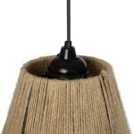 GLOBOSTAR® PULVIS 205-0083 Boho Κρεμαστό Φωτιστικό Οροφής με Ντουί 1 x E27 AC 220-240V IP20 - Μπεζ - M22 x Π22 x Υ22cm - Image 10