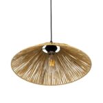 GLOBOSTAR® CHAPEAU 205-0086 Boho Κρεμαστό Φωτιστικό Οροφής με Ντουί 1 x E27 AC 220-240V IP20 - Μπεζ - M41 x Π41 x Υ17cm - Image 6