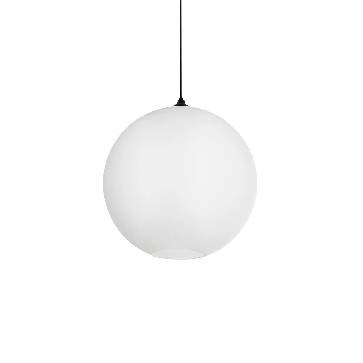 206_0002_0 GLOBOSTAR® GABIA 206-0002 Μοντέρνο Κρεμαστό Φωτιστικό Οροφής με Ντουί 1 x E27 AC 220-240V IP20 - Λευκό - Μ40 x Π40 x Υ42cm - Image 1