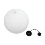 GLOBOSTAR® GABIA 206-0002 Μοντέρνο Κρεμαστό Φωτιστικό Οροφής με Ντουί 1 x E27 AC 220-240V IP20 - Λευκό - Μ40 x Π40 x Υ42cm - Image 11