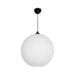 GLOBOSTAR® GABIA 206-0002 Μοντέρνο Κρεμαστό Φωτιστικό Οροφής με Ντουί 1 x E27 AC 220-240V IP20 - Λευκό - Μ40 x Π40 x Υ42cm - Image 4