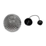 GLOBOSTAR® KEGEL 206-0003 Μοντέρνο Κρεμαστό Φωτιστικό Οροφής με Ντουί 1 x E27 AC 220-240V IP20 - Μαύρο Φιμέ - Μ20 x Π20 x Υ20cm - Image 11