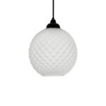 GLOBOSTAR® KEGEL 206-0004 Μοντέρνο Κρεμαστό Φωτιστικό Οροφής με Ντουί 1 x E27 AC 220-240V IP20 - Λευκό - Μ20 x Π20 x Υ20cm - Image 5