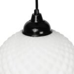 GLOBOSTAR® KEGEL 206-0004 Μοντέρνο Κρεμαστό Φωτιστικό Οροφής με Ντουί 1 x E27 AC 220-240V IP20 - Λευκό - Μ20 x Π20 x Υ20cm - Image 9