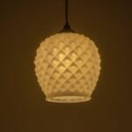 GLOBOSTAR® KEGEL 206-0005 Μοντέρνο Κρεμαστό Φωτιστικό Οροφής με Ντουί 1 x E27 AC 220-240V IP20 - Λευκό - Μ19 x Π19 x Υ19cm - Image 3