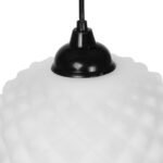 GLOBOSTAR® KEGEL 206-0005 Μοντέρνο Κρεμαστό Φωτιστικό Οροφής με Ντουί 1 x E27 AC 220-240V IP20 - Λευκό - Μ19 x Π19 x Υ19cm - Image 9