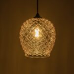 GLOBOSTAR® KEGEL 206-0007 Μοντέρνο Κρεμαστό Φωτιστικό Οροφής με Ντουί 1 x E27 AC 220-240V IP20 - Μελί - Μ19 x Π19 x Υ19cm - Image 3