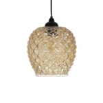 GLOBOSTAR® KEGEL 206-0007 Μοντέρνο Κρεμαστό Φωτιστικό Οροφής με Ντουί 1 x E27 AC 220-240V IP20 - Μελί - Μ19 x Π19 x Υ19cm - Image 5